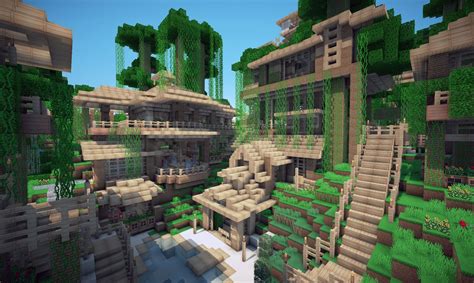 Jungle House on World of Keralis Minecraft Project | Jungle house ...