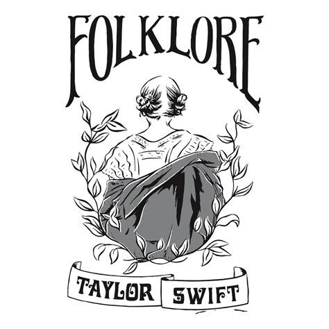 Taylor Swift Folklore Vintage Art SVG Design File | Taylor swift drawing, Taylor, Taylor swift