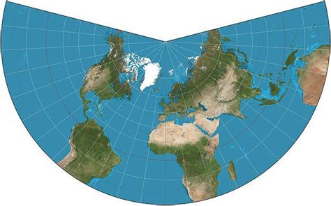 Las propiedades y tipos de proyecciones cartográficas - Geografía Infinita