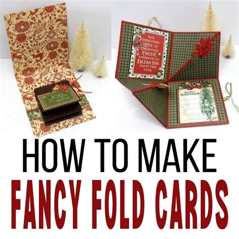 How to make fancy fold cards for any occasion or holiday