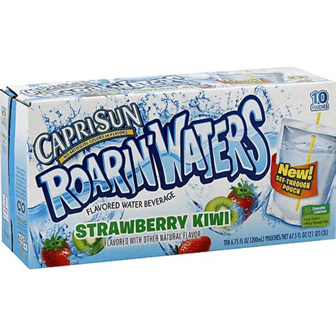 Capri Sun Roarin' Waters Water Beverage, Strawberry Kiwi Flavored | Shop | Sun Fresh