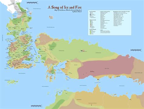 A full map of Westeros : Fantasy