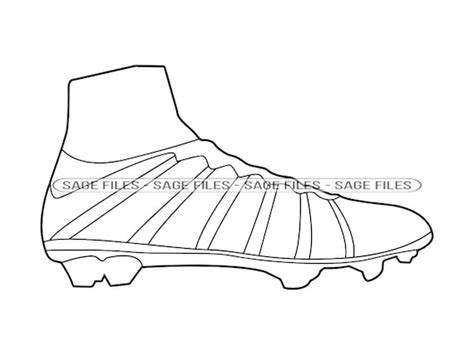 Soccer Cleat Sketch