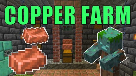 Copper Farm Minecraft | Easy Spawner Copper/XP Farm | Drowned Farm ...