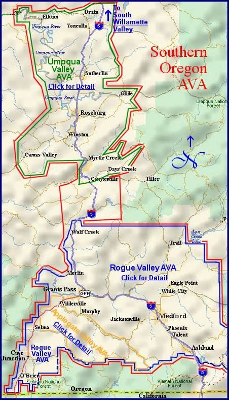 Southern Oregon Wine Country - A macro AVA encompassing the warmer ...