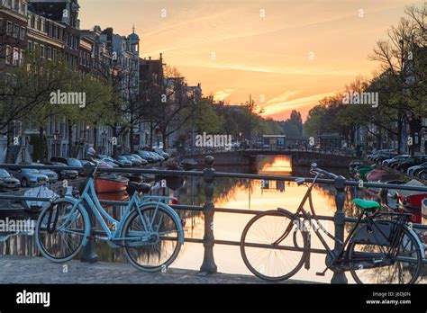 Keizersgracht canal at dawn, Amsterdam, Netherlands Stock Photo - Alamy