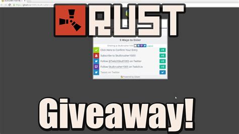 Rust Steam Key Giveaway! - YouTube