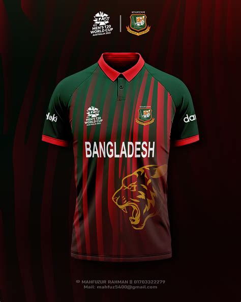 Concept Jersey Design of BANGLADESH CRICKET TEAM on Behance