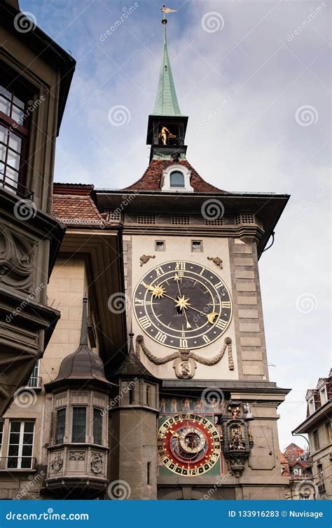 Astronomical Zytglogge Clock Tower in Old Town of Bern, Switzerland ...