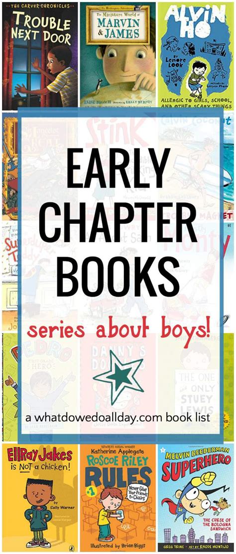 30 First Chapter Books for Kids: Series About Boys