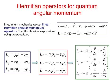 PPT - Angular momentum in quantum mechanics PowerPoint Presentation - ID:5405719