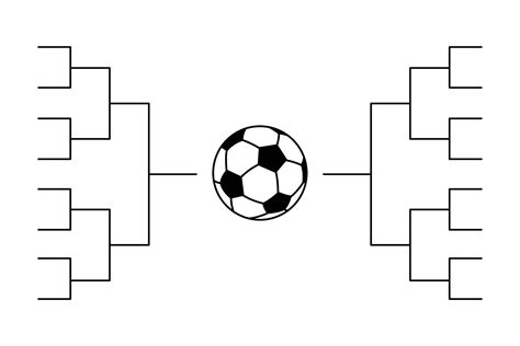 Soccer, football Tournament bracket templates on white background ...