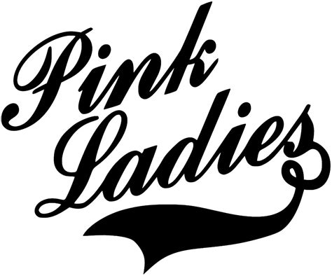 Grease Pink Ladies Logo Font