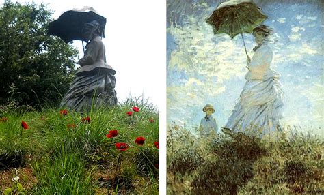 She looks familiar ... a Monet painting brought to life - The Artsology Blog