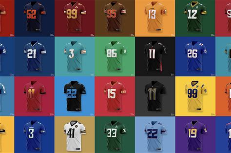 NFL Jersey Redesign: A new jersey for each NFL team - Fake Teams