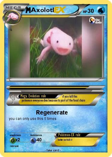 Pokémon Axolotl 113 113 - Regenerate - My Pokemon Card