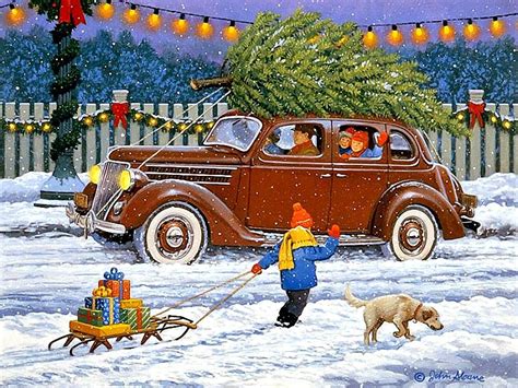 John Sloane - "Best Christmas Yet" | Christmas scenes, Vintage ...