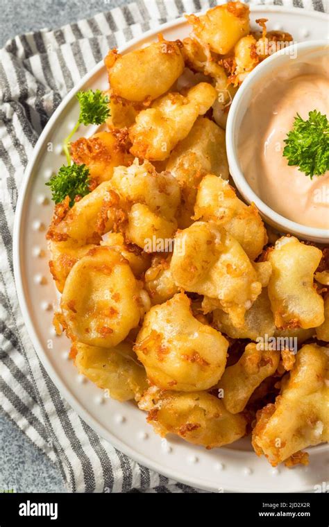 Homemade Deep Fried Wisconsin Cheese Curds with Dipping Sauce Stock Photo - Alamy