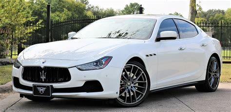 2015 Maserati Ghibli S Q4 46033 Miles White 3.0l Twin Turbo V6 404hp 406ft. Lb - Used Maserati ...