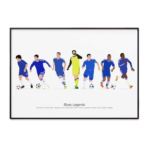 Chelsea Legends Print – Icons Illustrated