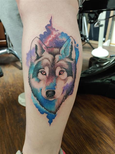 Galaxy Wolf done by Jamie at The Inkstitution Egg Harbor Township NJ ...