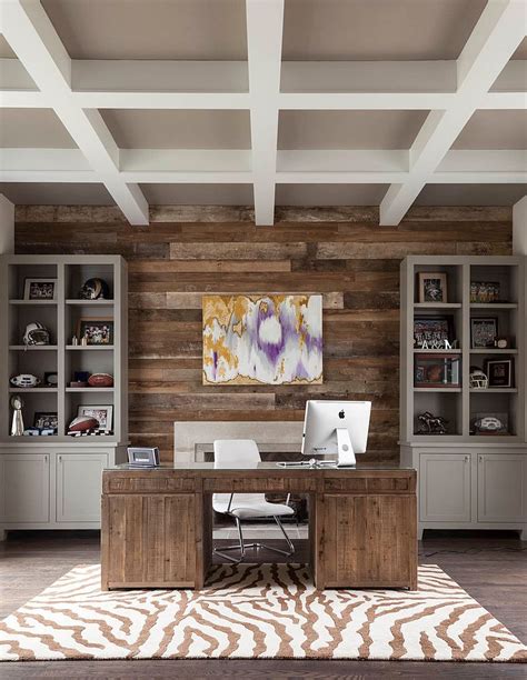 25 Ingenious Ways to Bring Reclaimed Wood into Your Home Office