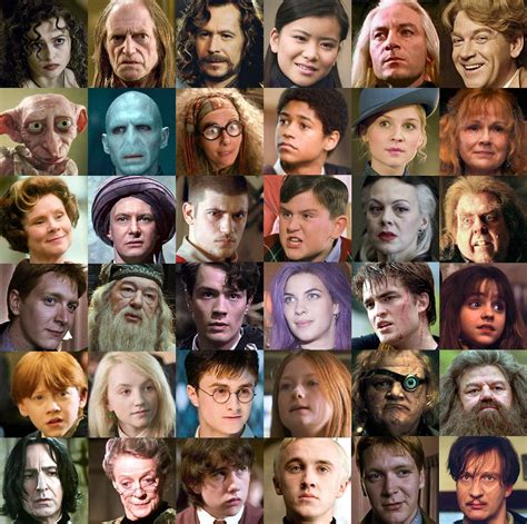 Harry Potter Movie Characters Names