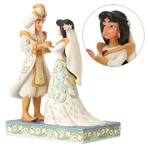 Disney Traditions Aladdin Jasmine and Aladdin Wedding Statue