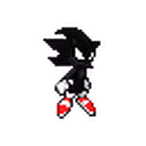 Here's a Dark Super Sonic sprite I made a while ago | Fandom