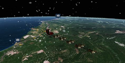 Track Santa in real-time with NORAD's Santa Tracker website