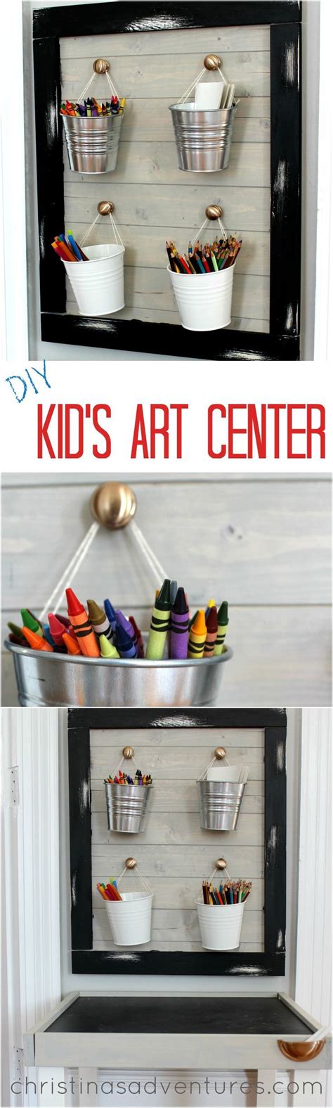 DIY Kid’s Art Center | Diy kids art table, Kids art table, Diy kids art