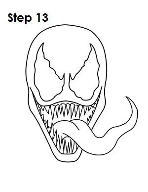 How to Draw Venom (Spider-Man)