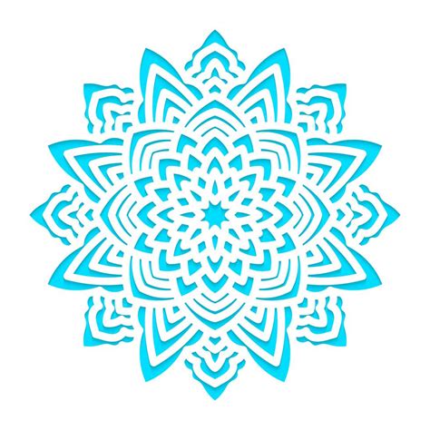 Template snowflakes laser cut and engraved. 340743 Vector Art at Vecteezy