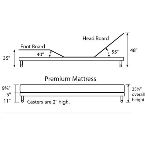 GoldenRest ADJUSTABLE Twin Bed ELECTRIC HOSPITAL BED