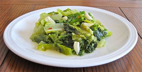 Escarole sauteed with olive oil, garlic, chili flakes and sea salt. | Gianni's North Beach