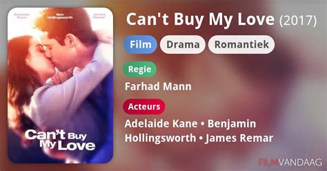 Alle acteurs in Can't Buy My Love (film, 2017) - FilmVandaag.nl