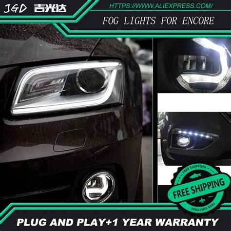 For Buick ENCORE LR2 Car styling front bumper LED fog Lights high brightness fog lamps 1set-in ...