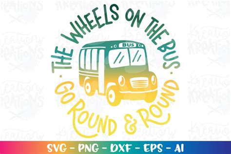 Back to school svg School Bus Driver The wheels on the bus