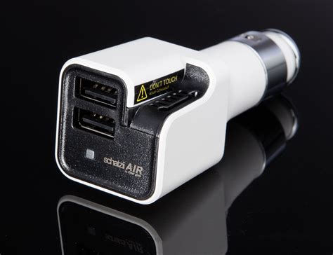 Schatzii AIR Ionic Car Air Purifier + Dual USB Car Charger » Gadget Flow