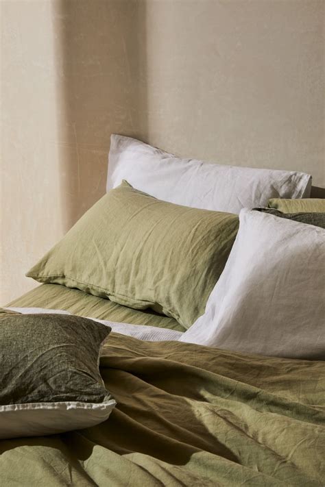 Relaxed pure linen, made to order. | White bed sheets, Bed linens luxury, White linen bedding