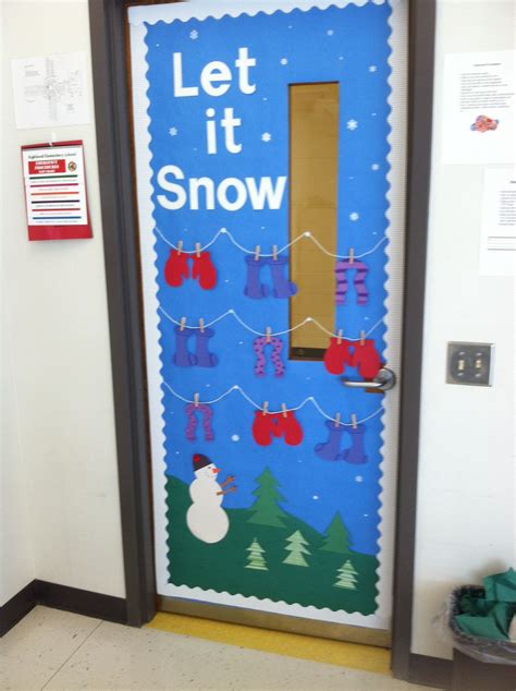 Winter Classroom Door Decoration Ideas