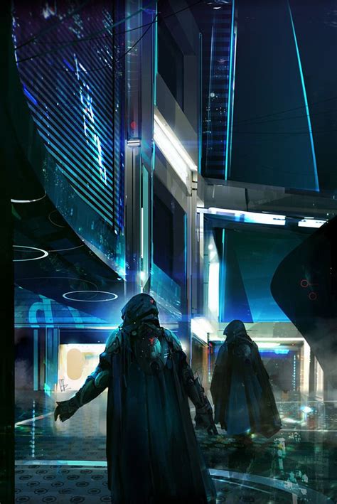 Cyberpunk art, Digital painting techniques, Art history