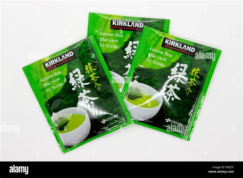 Costco green tea Stock Photo - Alamy