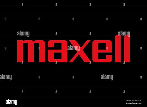 Maxell, Logo, Black background Stock Photo - Alamy