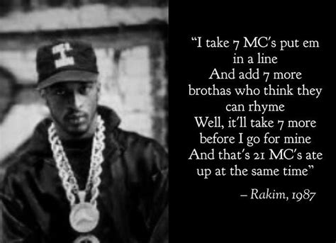 Artist: Rakim Song: My melody #rakim #quotes #lyrics #lyricists # ...