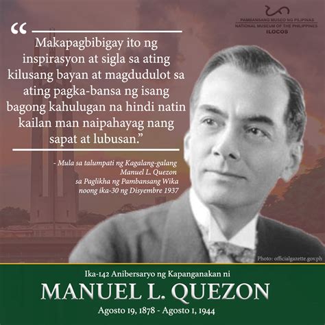 Manuel L Quezon Sa Wikang Filipino