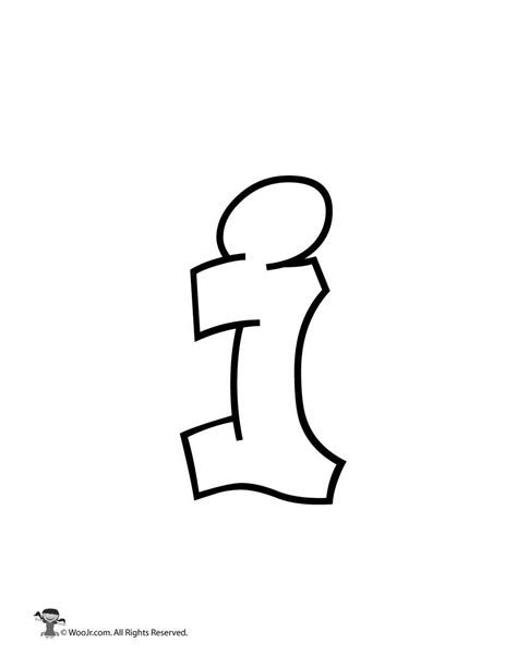 Graffiti Lowercase Letter i | Woo! Jr. Kids Activities | Graffiti lettering fonts, Graffiti ...