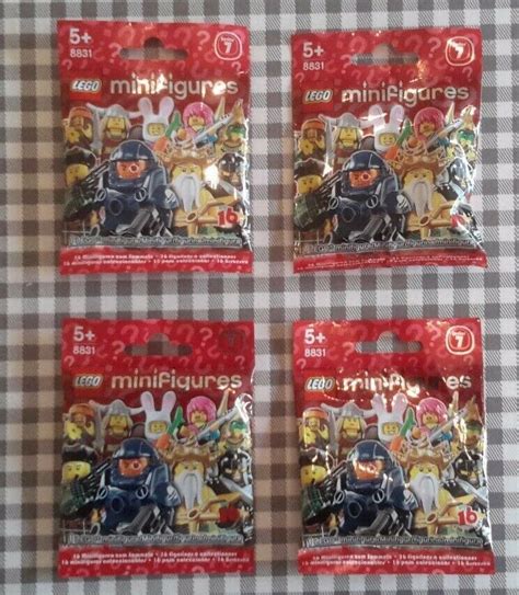 Lego minifigures series 7 unopened sealed random mystery blind bags ...