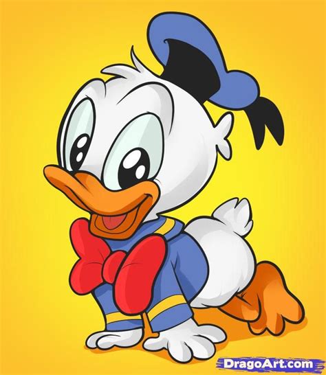 Adorable Baby Donald Duck Drawing