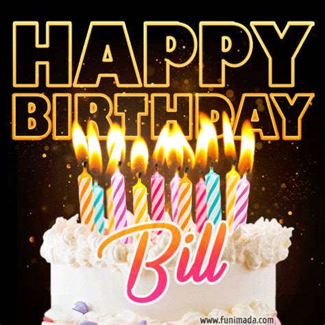 Happy Birthday Bill GIFs - Download on Funimada.com